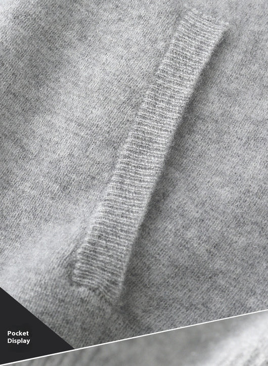 Cardigan de Lana con Cierre y Capucha para Hombre - Image 20