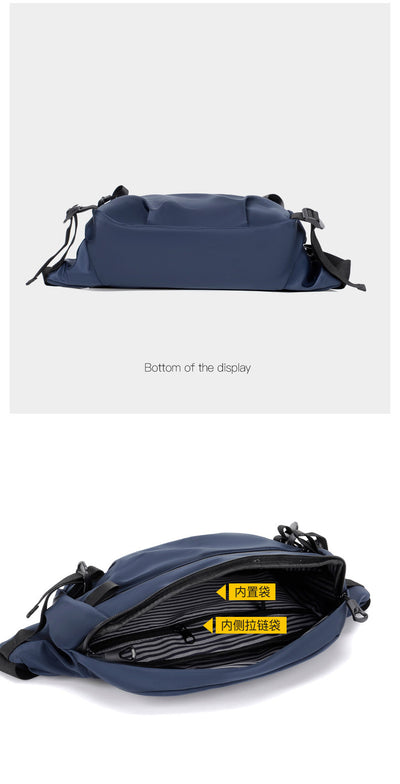 Mochila Bandolera Hombre Gran Capacidad - Bolsa Pecho Versátil para Estudiante y Commuter - Image 31