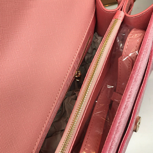 Bolso Navideño de Novia TWIGS Terciopelo y Pelaje Crossbody - Image 6