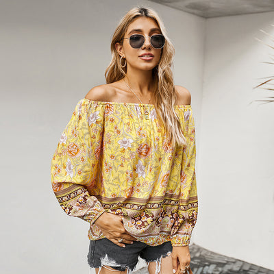 Camiseta Suelta Retro Estampada para Mujer - Image 2