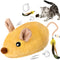 Juguete Ratón Interactivo para Gatos con LED Recargable y Movimiento Automático