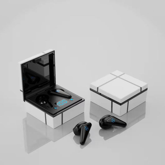 Auriculares Gaming de Baja Latencia con Pantalla Digital