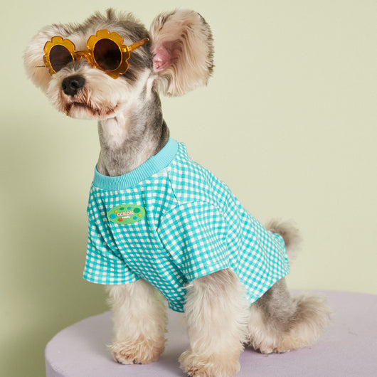 Playera Teddy Cuadros Pastel Verano - Diseño Delgado y Fresco