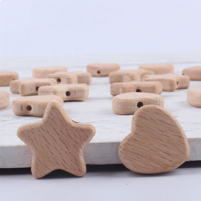 Adhesivo Dental Infantil de Madera de Haya - Juego DIY para Modelado