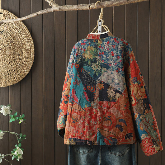 Cardigan Artístico de Algodón para Mujer - Abrigo Retro Otoño Invierno - Image 3