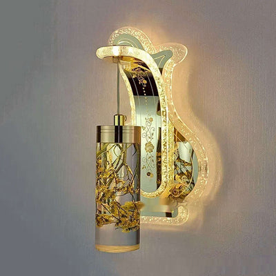 Lámpara de Pared Colgante de Cristal Acrílico Ovalado con Luz Cálida para Hoteles y Dormitorios - Image 28
