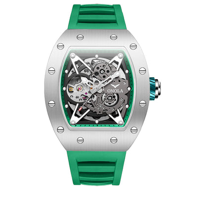Reloj Deportivo Automático con Banda de Silicona para Hombre - Image 7