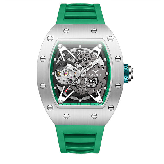 Reloj Deportivo Automático con Banda de Silicona para Hombre - Image 7