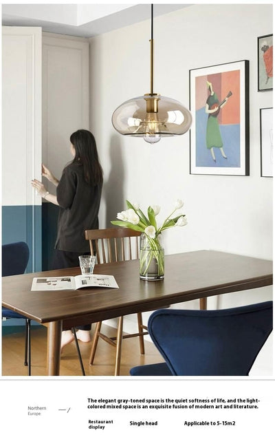 Lámpara Vintage de Cristal para Restaurante y Dormitorio - Image 19