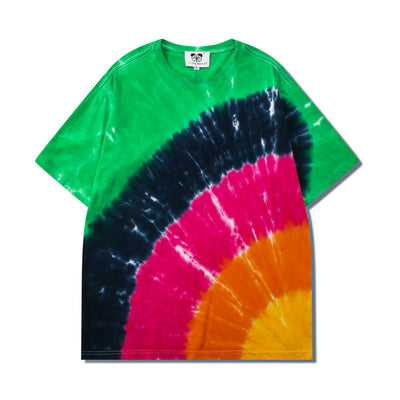 Camiseta Hip Hop Rayas Remolino Manga Corta - Image 26