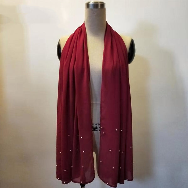 Pañuelo Beaded para Mujer - Diseño Liso y Elegante
