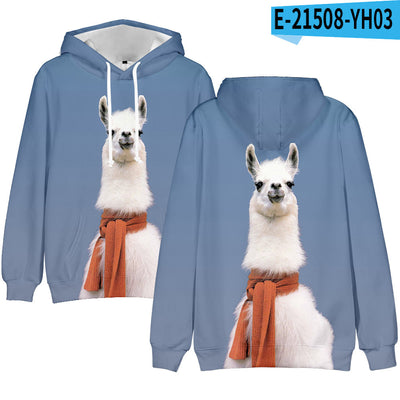 Sudadera con Capucha Estampado Digital 3D Tendencia Actual - Image 5