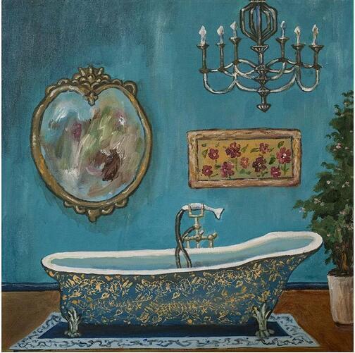 Cuadro Decorativo Baño Estilo Retro Moderno - Póster Mural - Image 7