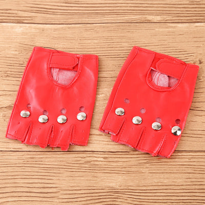 Guantes de Cuero para Hombre con Remaches Fashion Personality - Image 15
