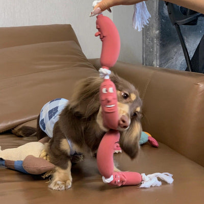Juguete de Cuerda para Perro con Salchichas Grandes - Image 6
