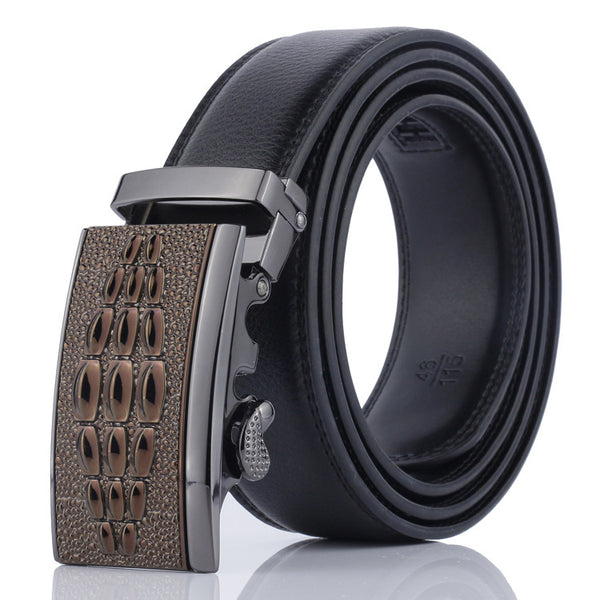 Cinturón de Cuero Genuino para Hombre Ejecutivo Urbano - Image 4