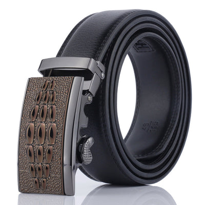 Cinturón de Cuero Genuino para Hombre Ejecutivo Urbano - Image 4