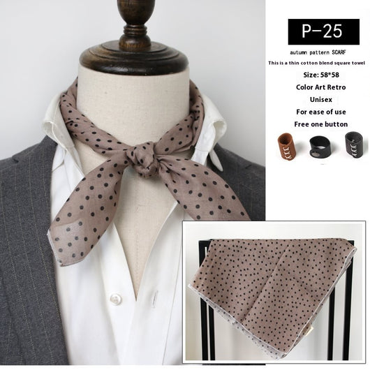 Bufanda de Seda Fina para Hombre - Accesorio Versátil Youth - Image 26