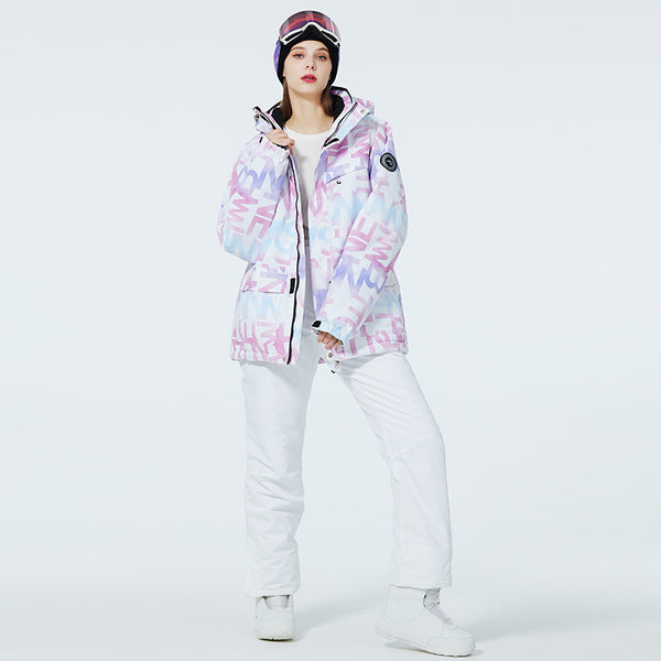 Traje de Esquí Impermeable y Cortavientos para Mujer