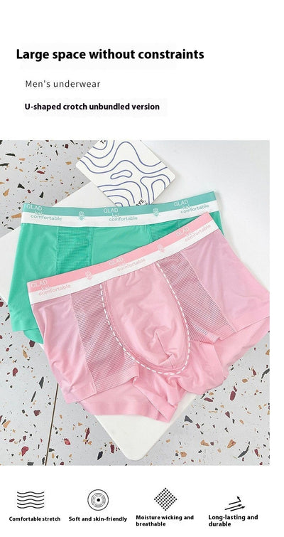Bóxers de Malla Transpirable Ice Silk sin Marcas - Image 11