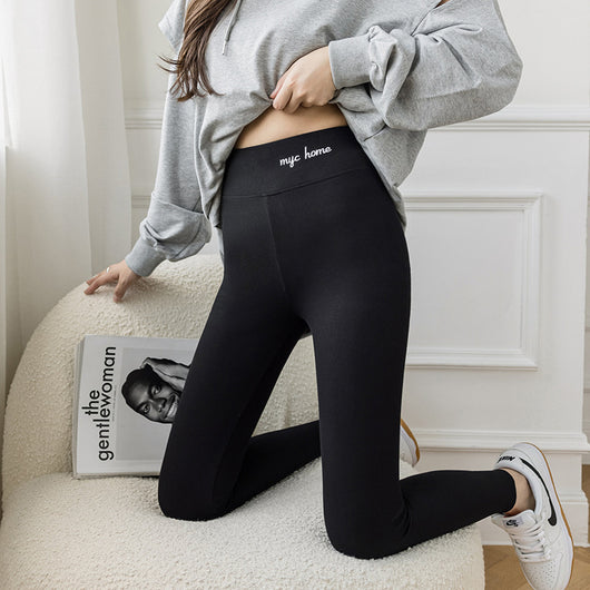 Pantalón Acolchado Talle Alto para Otoño e Invierno con Forro de Terciopelo - Image 14