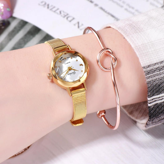 Reloj de Pulsera Casual para Mujer con Correa de Malla Elegante - Image 7
