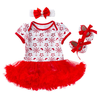 Vestido Navideño Infantil de Malla con Diseño Cartoon - Image 17