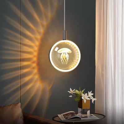 Lámpara Colgante Nórdica Medusa de Cristal para Dormitorio - Image 3