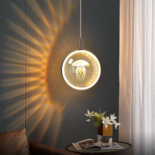 Lámpara Colgante Nórdica Medusa de Cristal para Dormitorio - Image 3