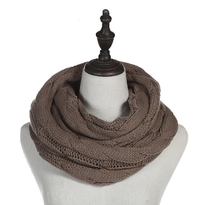 Bufanda Tejida Cálida Cien Torres para Otoño e Invierno - Image 33
