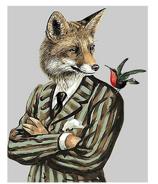 Kit de Pintura Digital DIY Fox's Justice