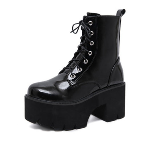 Botas de Tacón Alto con Cordones - Image 7