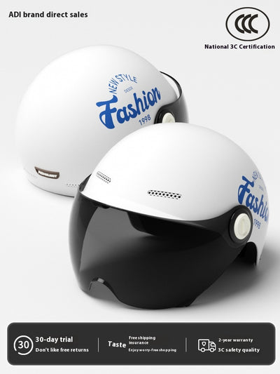Casco Moto Semintergral Batería Universal Cuatro Estaciones - Image 22