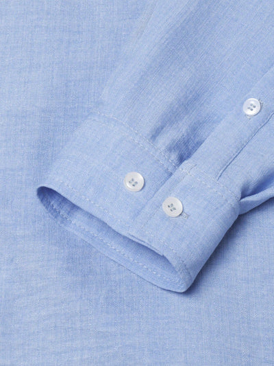Camisa Casual de Manga Larga en Colores Sólidos - Transpirable y Cómoda - Image 15