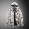 Chaqueta de Invierno para Hombre con Patrón de Terciopelo
