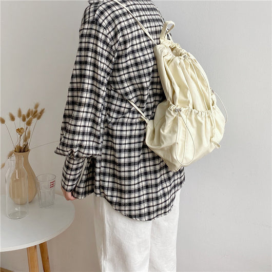 Bolsa Bucket con Cordón Ajustable - Diseño Versátil para Mujer - Image 14