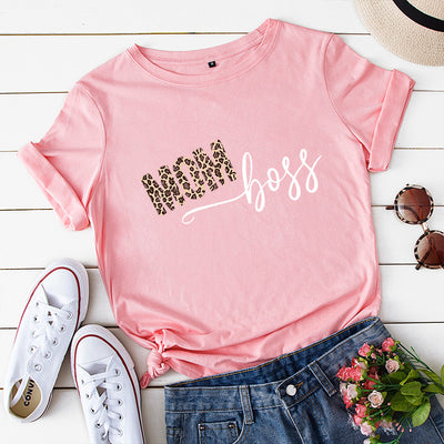 Playera Suelta Estampada de Manga Corta para Mujer - Image 10