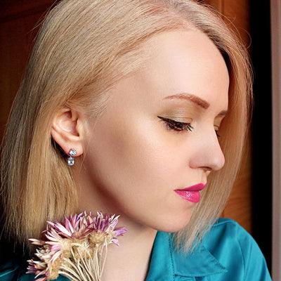 Aretes Largos de Zafiro para Mujer - Elegancia y Personalidad - Image 6