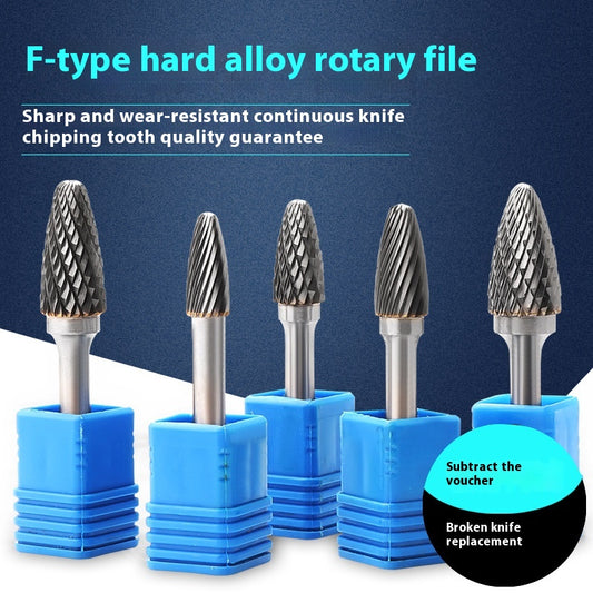 Fresa de Tungsteno F para Grabado, Fresado y Desbaste de Precisión
