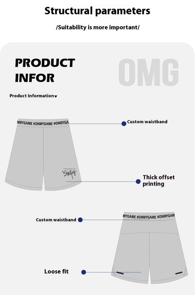 Shorts Deportivos Holgados Transpirables para Entrenamientos - Image 12