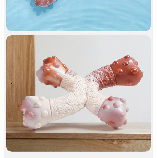 Set de 3 Juguetes para Perro Resistentes a Mordidas - Diseño Lunares Medianos y Grandes - Image 12