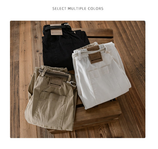 Pantalones Overol Japoneses Holgados para Hombre - Image 23