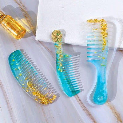 Molde de Cristal para Uñas con Pegamento - Diseño Popular