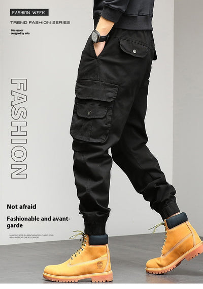 Pantalones Casuales Versátiles para Hombre Multi-Bolsillos - Image 11