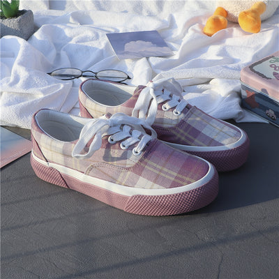 Zapatillas Harajuku Lona Tartán Pata de Gallo - Image 12