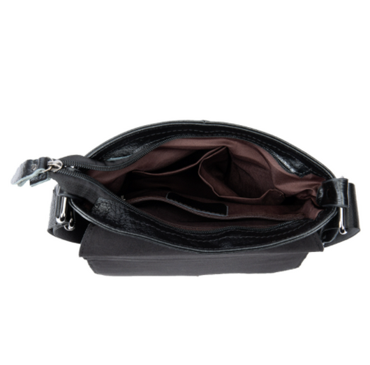 Bolsa Mensajero de Cuero Vertical para Hombre - Image 8
