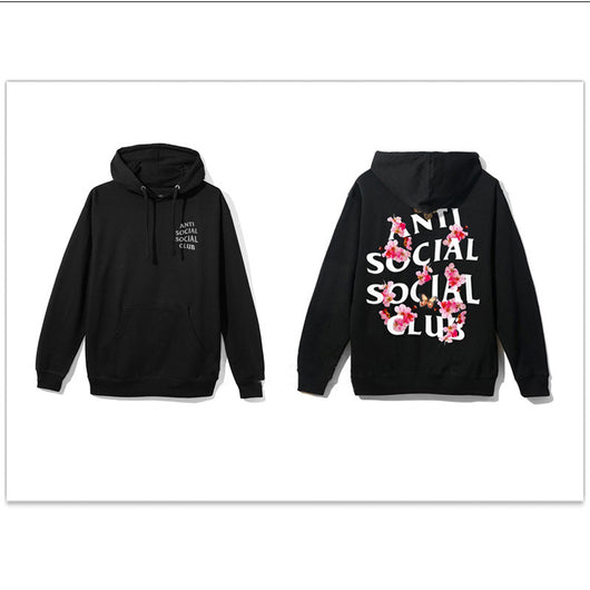 Sudadera con capucha estampada de cuello redondo oversize - Image 14