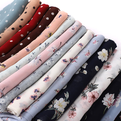 Pañuelo Estampado Chifón Malayo Indonesio para Mujer - Image 42