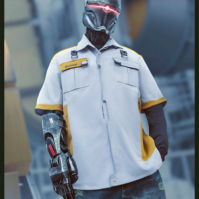 Ropa de Trabajo Funcional con Estilo Urbano y Piezas Desmontables - Image 9