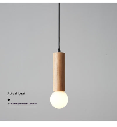 Lámpara Colgante de Madera para Restaurante - Diseño Moderno Minimalista - Image 20